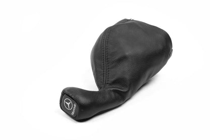 Cover and gearshift knob without frame (leather) for Mercedes E-class W210 1995-2002 - Reelken Auto