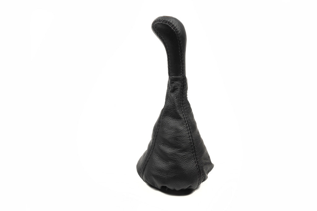 Gear shift boot with knob (black, leather) for VAZ 2108-2109 1984-2011 - image 2