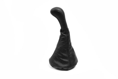 Universal Gear Shift Boot with Knob (black, leather) - image 2