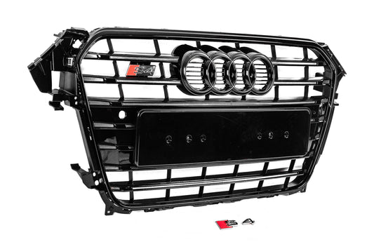 Front Black Grille S-Style (2012-2015) for Audi A4 B8 2007-2015 - image 2