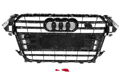 Front Black Grille S-Style (2012-2015) for Audi A4 B8 2007-2015 - image 4