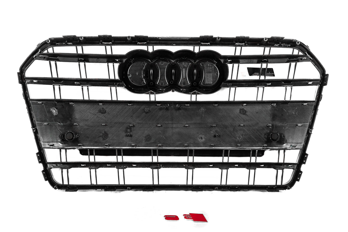 Front Grille Black with Chrome Frame S-Style (2014-2017) for Audi A6 C7 2011-2017 - image 4