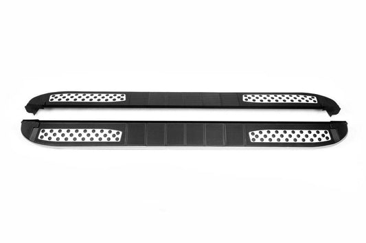 Lateral platforms Tayga V2 (2 pieces, aluminum) for Nissan Qashqai 2014-2021 - Reelken Auto