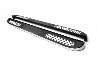 Side Steps Tayga V2 (2 pcs, Aluminum) for Citroen Nemo 2007-2017 - image 1