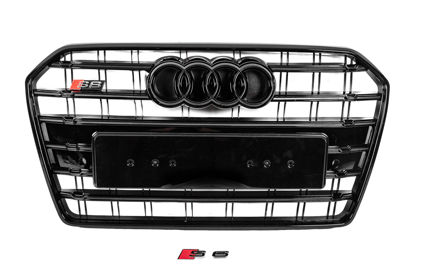 Front Black Grille S-Style (2014-2017) for Audi A6 C7 2011-2017 - image 2