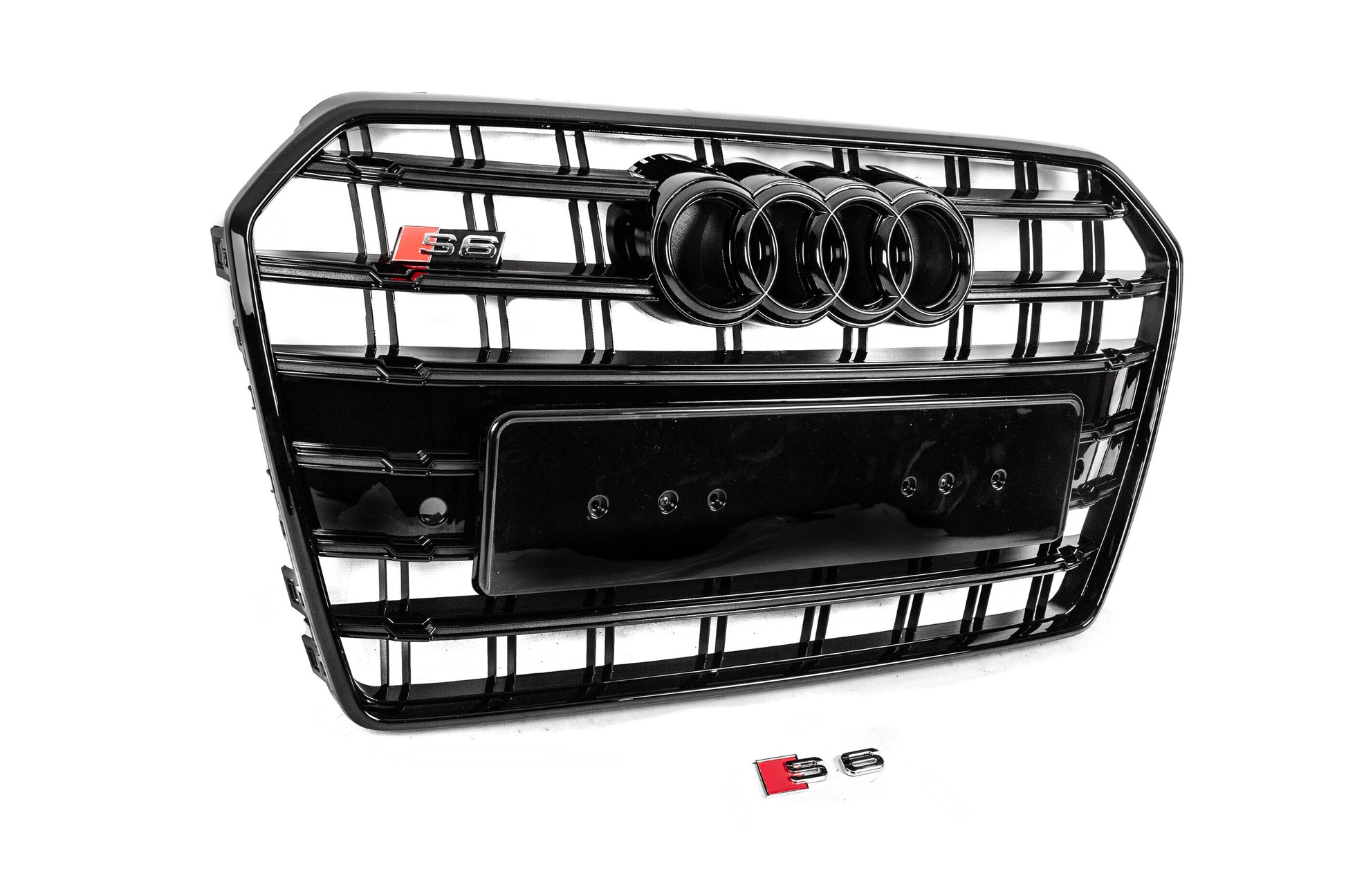 Front Black Grille S-Style (2014-2017) for Audi A6 C7 2011-2017 - image 4