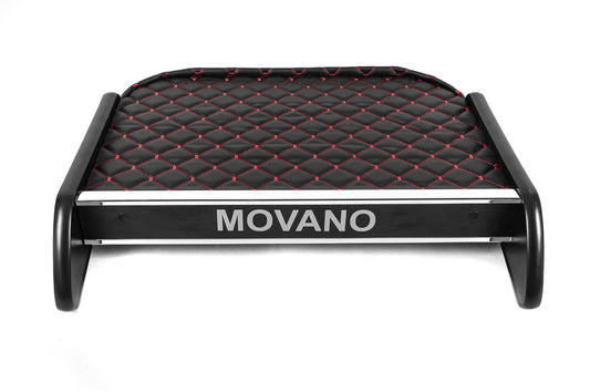 Dashboard Shelf (Black with Red Stitching) for Opel Movano 2010-2021 - image 1