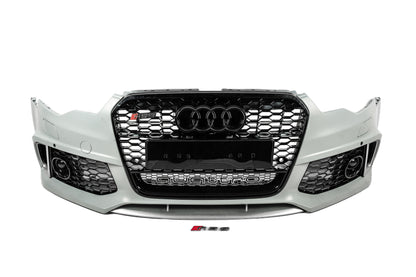 Front bumper with black grille RS6-Style (2011-2014) for Audi A6 C7 2011-2017 - image 1