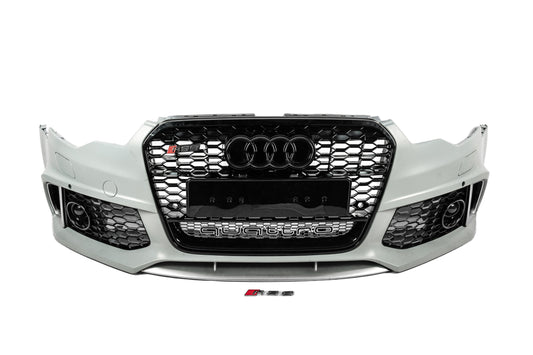 Front bumper with black grille RS6-Style (2011-2014) for Audi A6 C7 2011-2017 - image 1