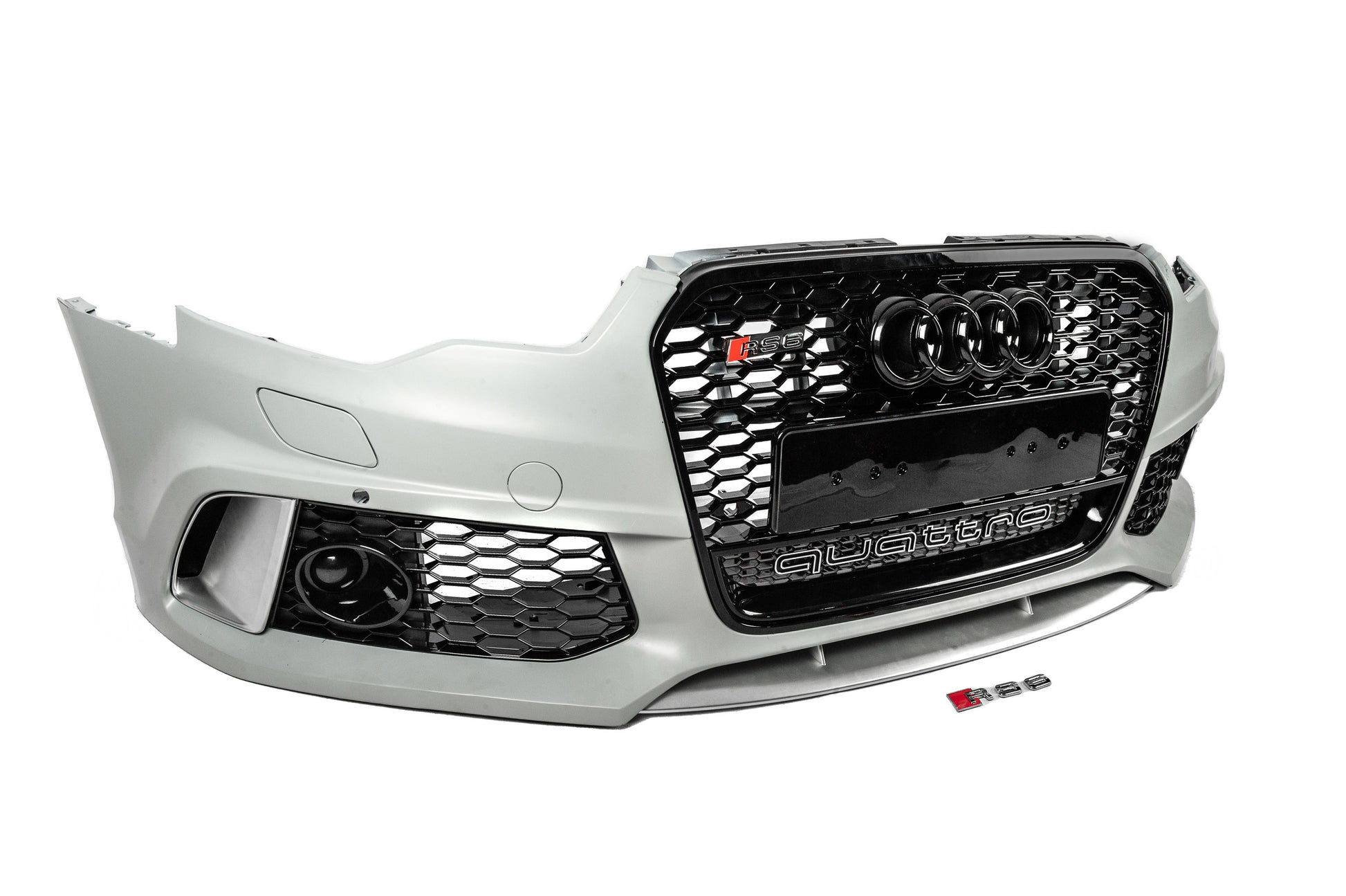 Front bumper with black grille RS6-Style (2011-2014) for Audi A6 C7 2011-2017 - image 4