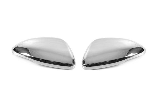 Cover for mirrors (2 pcs., stainless steel) for Opel Astra K 2016-2021 - Reelken Auto