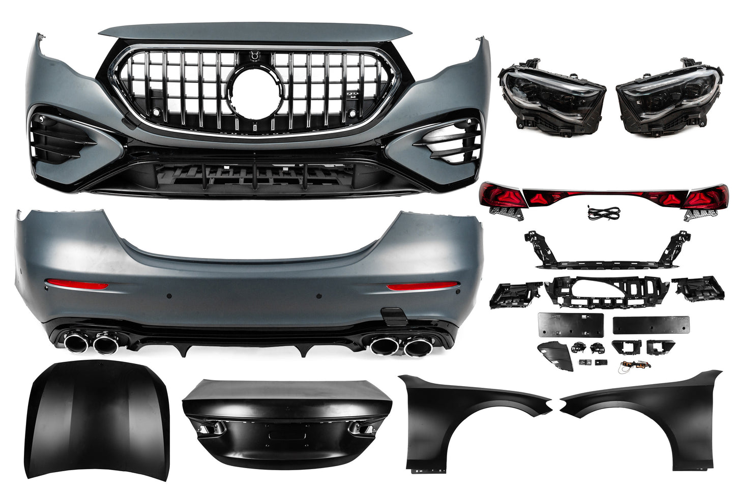 Facelift Kit to W214 AMG E53 for Mercedes E-сlass W213 2016-2023 - image 2