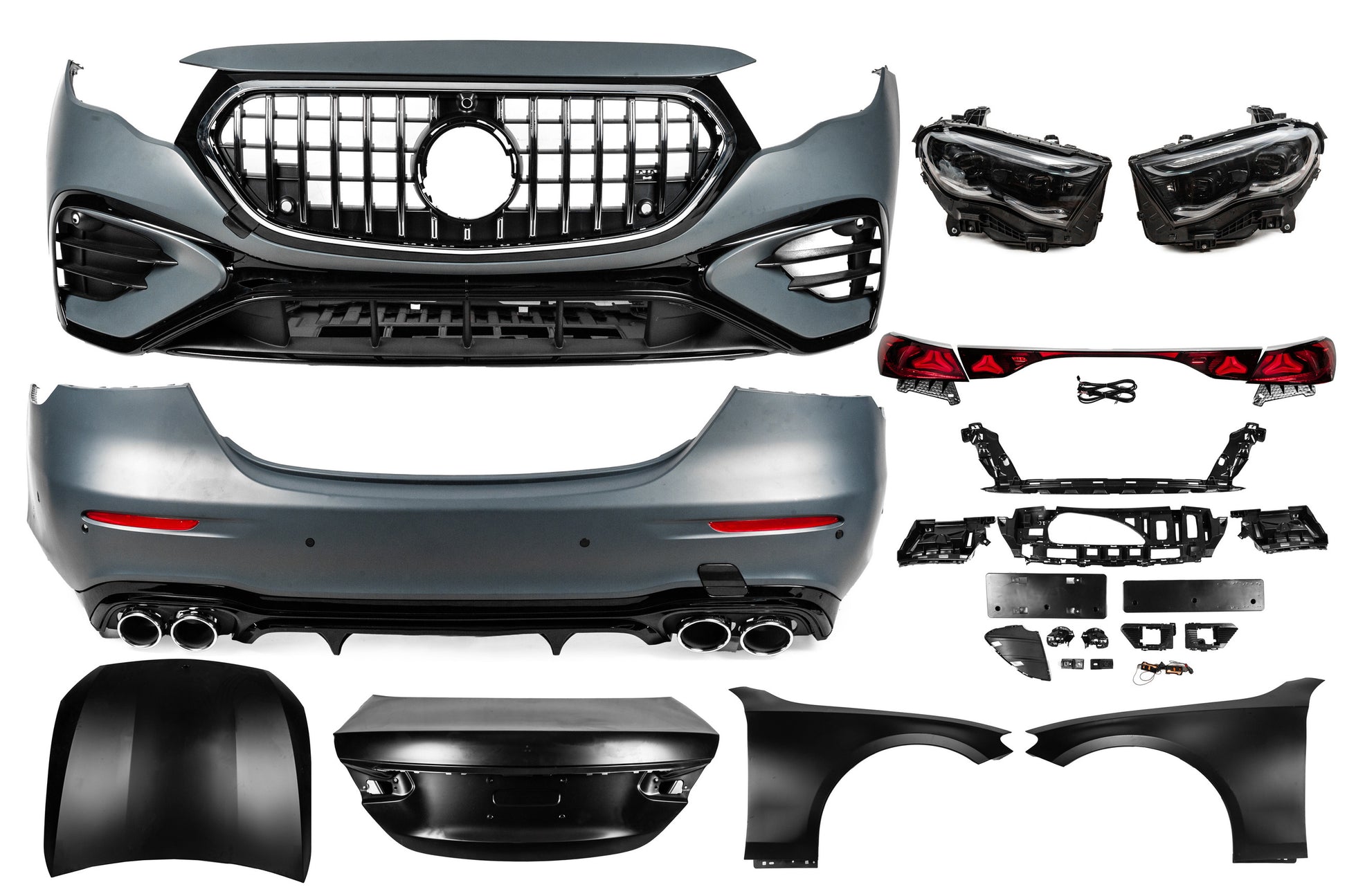 Facelift Kit to W214 AMG E53 for Mercedes E-сlass W213 2016-2023 - image 2