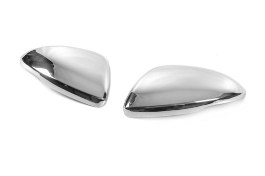 Cover for mirrors (2 pcs., stainless steel) for Opel Astra K 2016-2021 - Reelken Auto