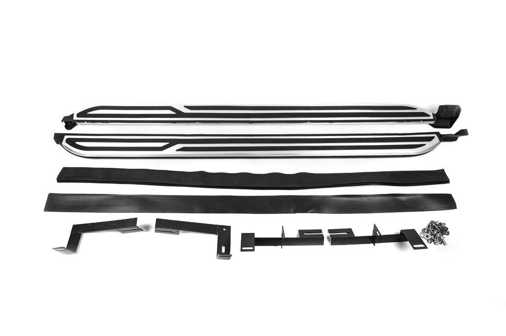 Side steps OEM (2 pieces, aluminum) for Dacia Duster 2018-2024 - Reelken Auto
