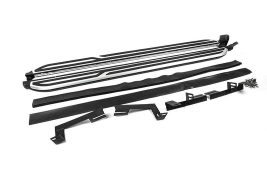 Side steps OEM (2 pieces, aluminum) for Renault Duster 2018-2024 - Reelken Auto
