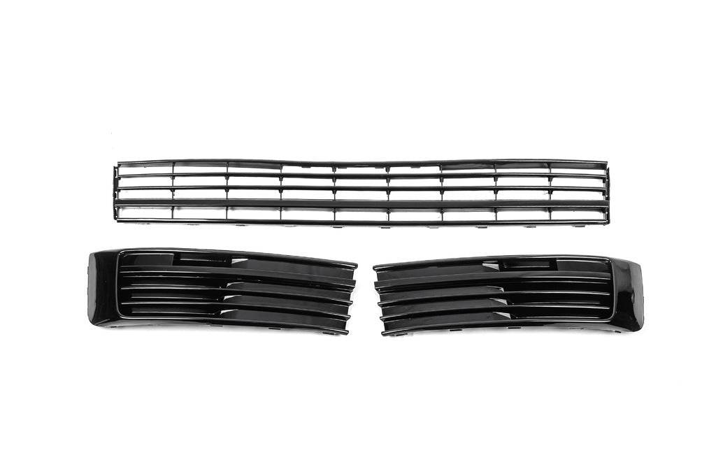 Front lower grill (3 parts, glossy) for Volkswagen T6 - Reelken Auto