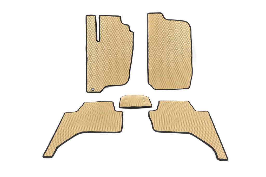 EVA Floor Mats (Beige) for Mitsubishi L200 2006-2015 - image 1