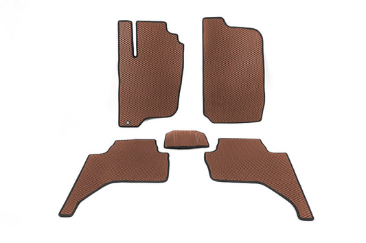 EVA Floor Mats (Brown) for Mitsubishi L200 2006-2015 - image 1