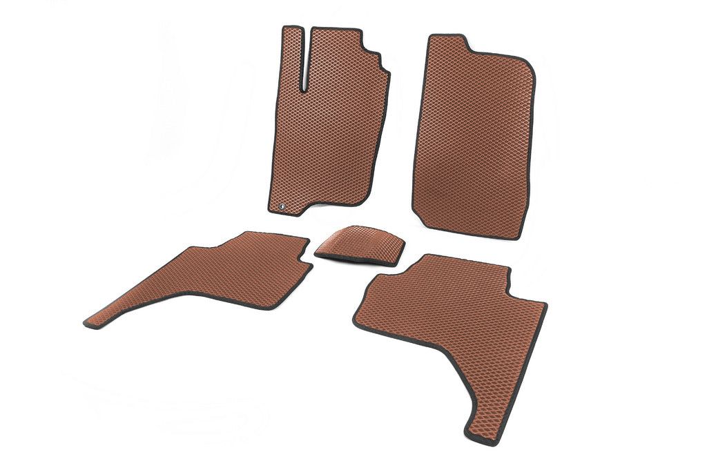 EVA Floor Mats (Brown) for Mitsubishi L200 2006-2015 - image 2