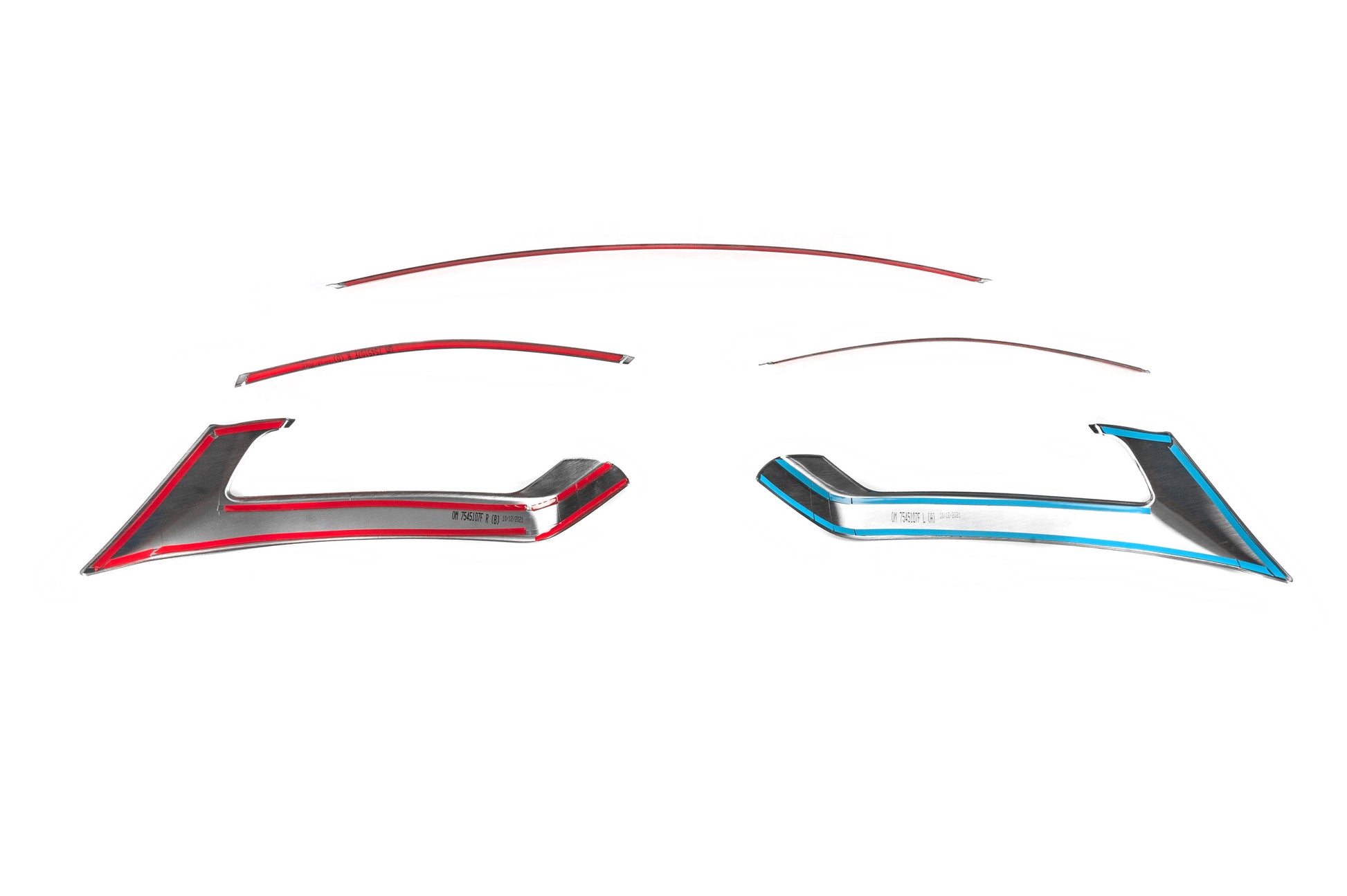 Exhaust tips OmsaLine SD/SW (2019+, 3 pcs, stainless steel) for Volkswagen Passat B8 2015-2023 - image 4