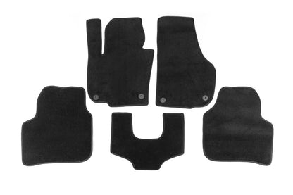 Premium pile rugs (black) for Skoda Superb 2009-2015 - image 1