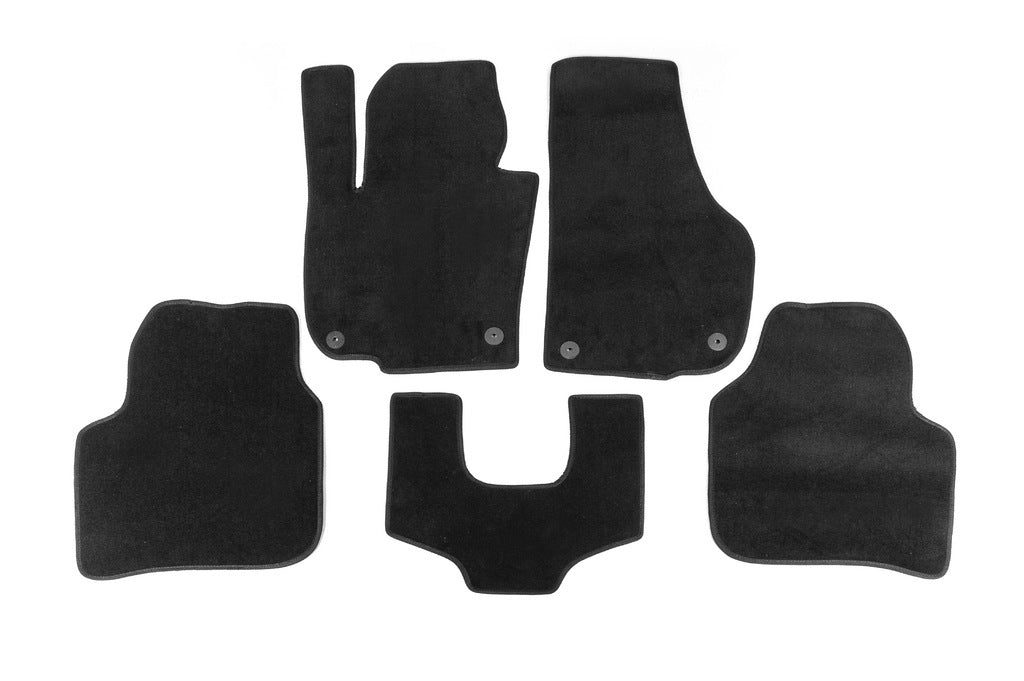 Carpet Floor Mats Premium (black) for Skoda Superb 2009-2015 - image 1