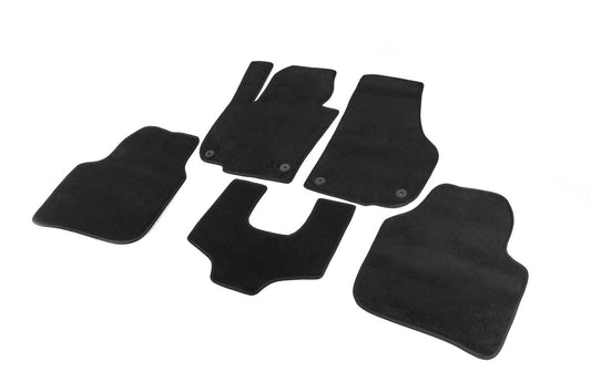 Premium pile rugs (black) for Skoda Superb 2009-2015 - image 2