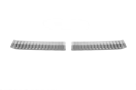 Stainless Steel Rear Bumper Protector Carmos (2 pcs) for Skoda Kamiq 2019- - image 1