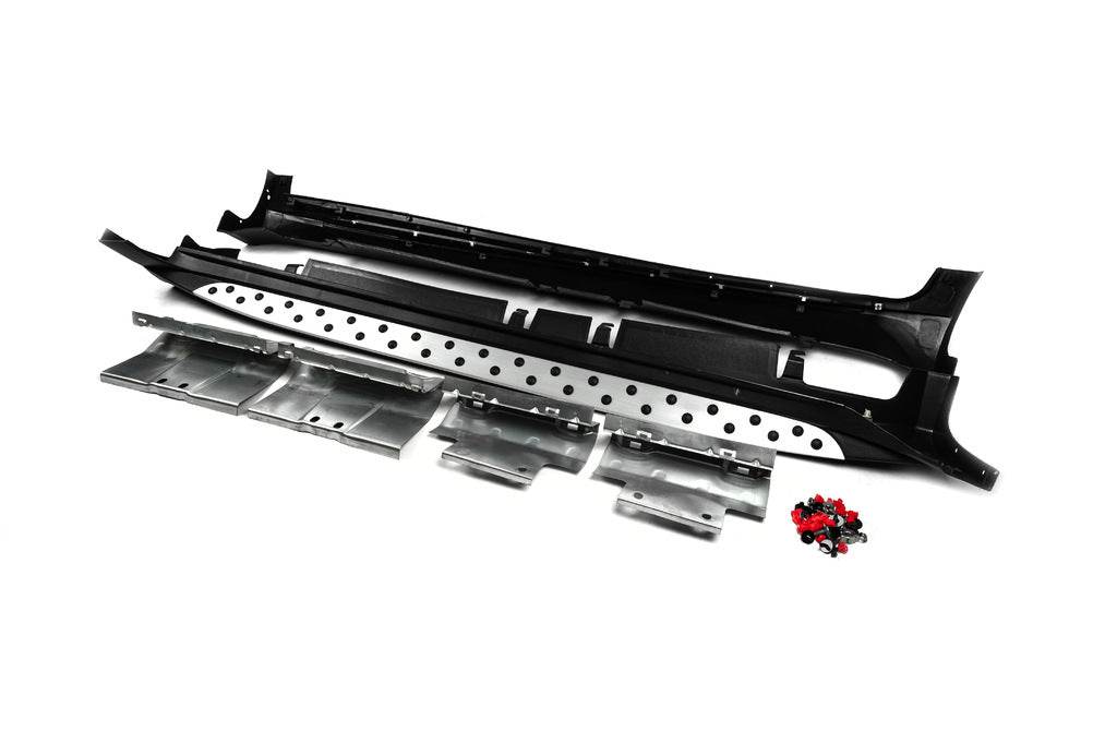 Side sills Niken BMW-style (2 pcs., alu.) for Kia Sportage 2010-2015 - Reelken Auto