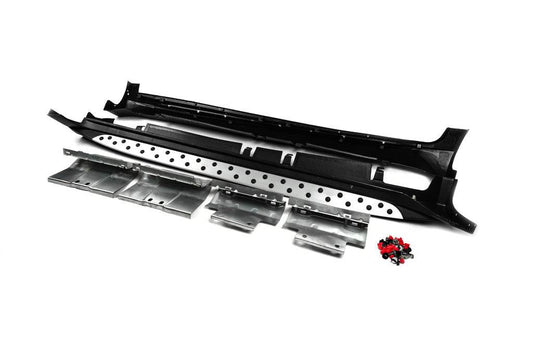 Side sills Niken BMW-style (2 pcs., alu.) for Kia Sportage 2010-2015 - Reelken Auto