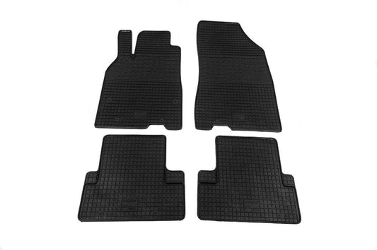 Rubber mats (4 pieces, Polytep) for Renault Megane III 2009-2016 - Reelken Auto
