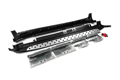 Side sills Niken BMW-style (2 pcs., alu.) for Kia Sportage 2010-2015 - Reelken Auto