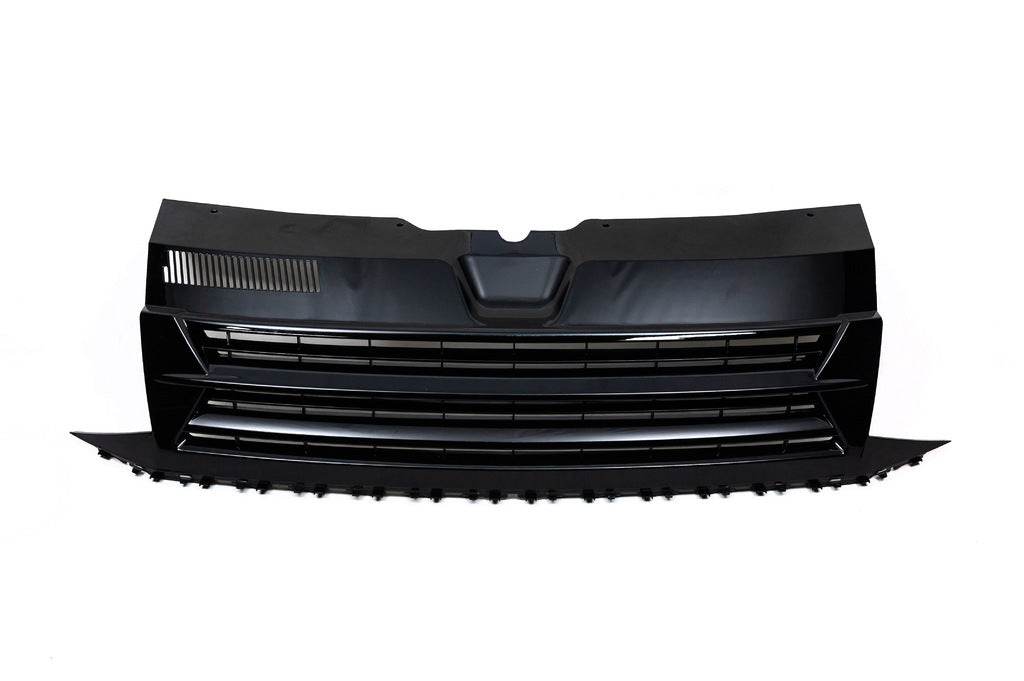 Front grill Black gloss (no emblem) for Volkswagen T6 - Reelken Auto