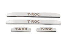 Door Sill Covers (4 pcs, Stainless Steel) for Volkswagen T-Roc 2017-2025 - image 1