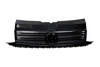Front Grille Gloss Black (for Emblem) for Volkswagen T6 2015-2024 - image 2