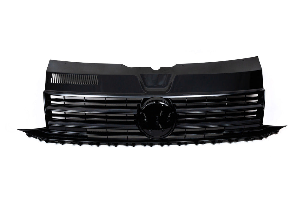 Front Grille Gloss Black (for Emblem) for Volkswagen T6 2015-2024 - image 2