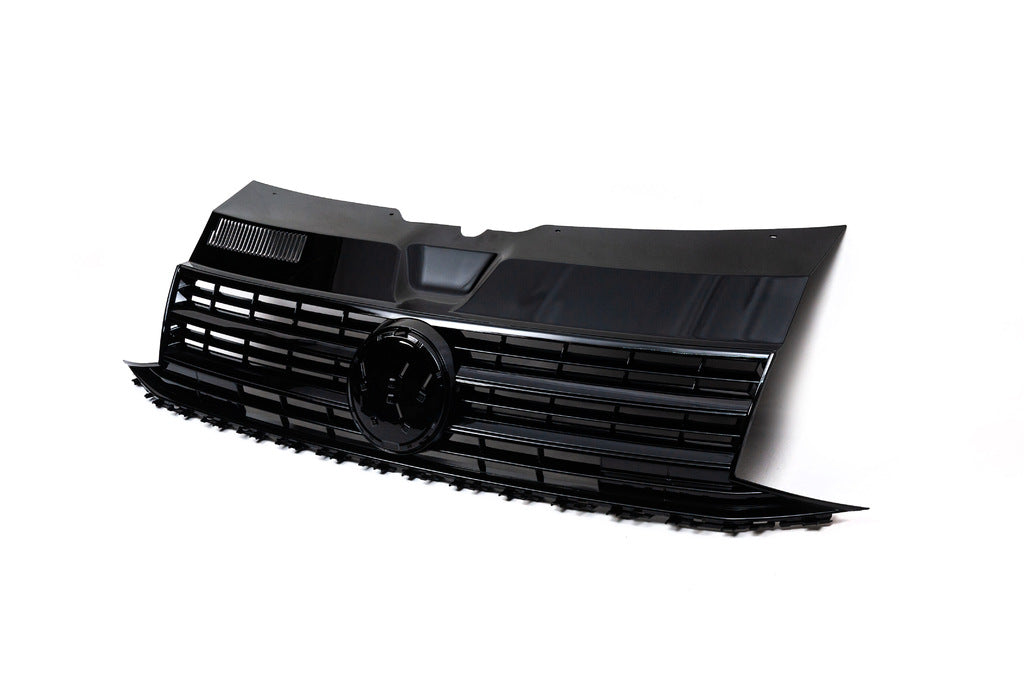 Front Grille Gloss Black (for Emblem) for Volkswagen T6 2015-2024 - image 3