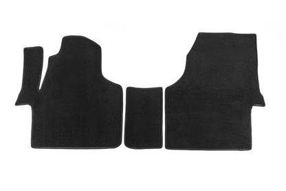 Carpet Floor Mats Premium V-1 (black) for Mercedes Sprinter W906 2006-2018 - image 1