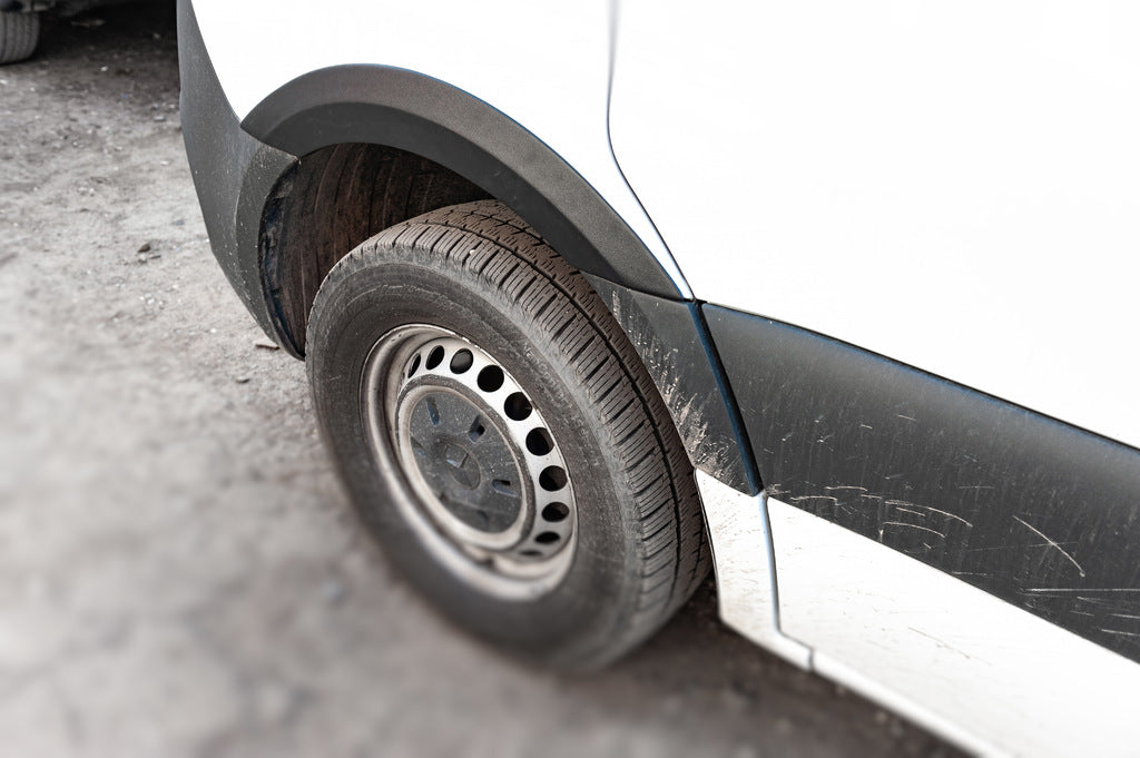 Fender flares (4 pcs, black) for Mercedes Sprinter W907/W910 2018- - image 5