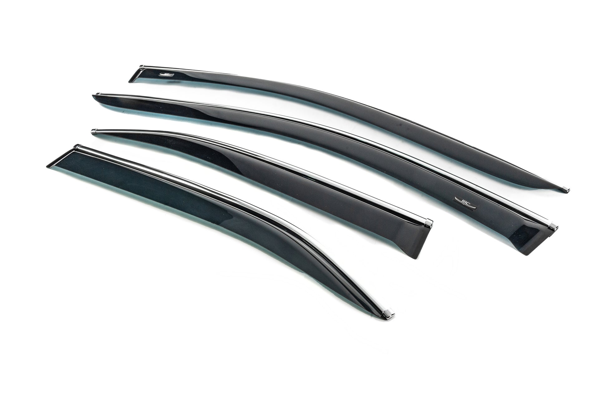 Window visors with chrome trim (EU, 4 pcs, HIC) for Toyota Camry 2006-2011 - image 4
