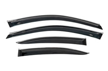 Window deflectors with chrome trim (4 pcs, HIC) for Lexus IS 2005-2013 - image 1