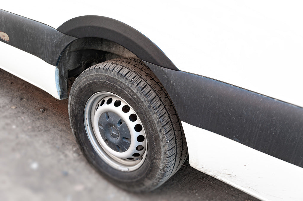 Fender flares (4 pcs, black) for Mercedes Sprinter W907/W910 2018- - image 9