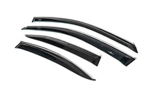 Window deflectors with chrome trim (4 pcs, HIC) for Lexus IS 2005-2013 - image 2