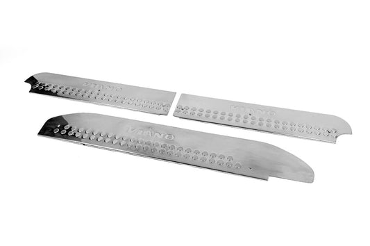 Stainless Steel Door Sill Protectors OmsaLine for Mercedes Viano 2004-2014 - image 1