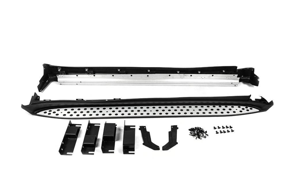 Side steps OEM (2 pieces, aluminum) for Mercedes ML W164 - Reelken Auto
