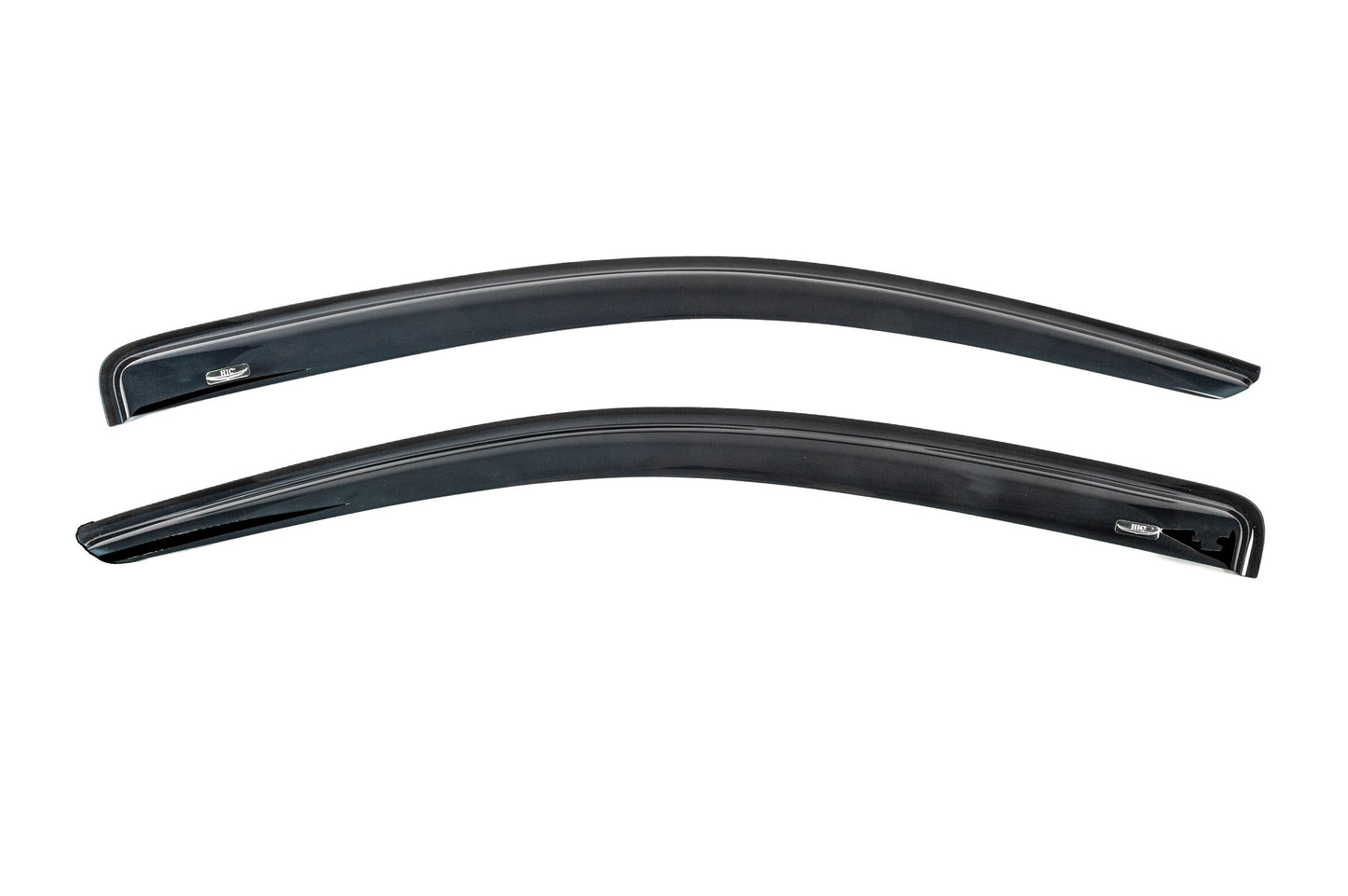 Front window deflectors (3D, 2 pcs, HIC) for Hyundai I-20 2008-2012 - image 1