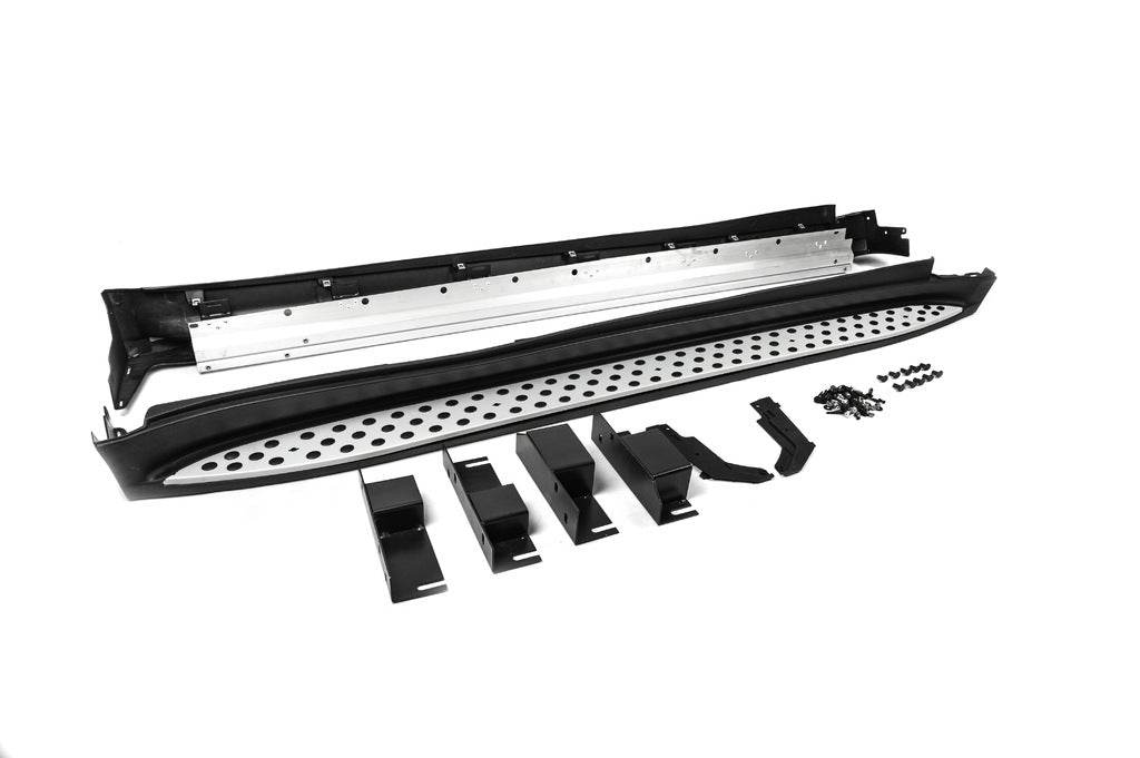 Side steps OEM (2 pieces, aluminum) for Mercedes ML W164 - Reelken Auto
