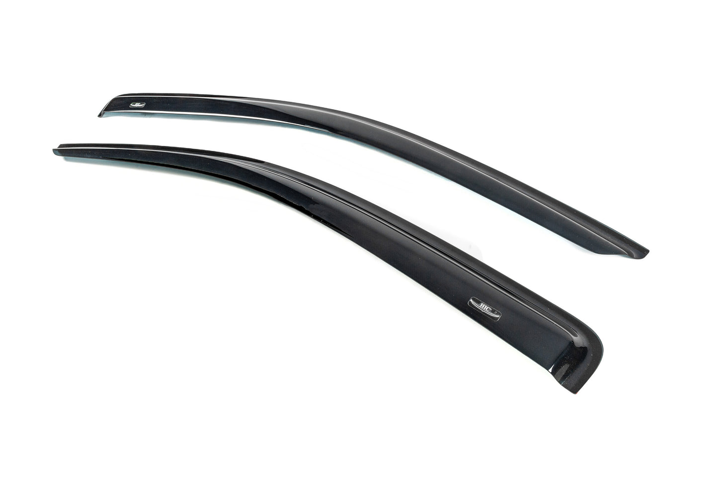 Front window deflectors (3D, 2 pcs, HIC) for Hyundai I-20 2008-2012 - image 2