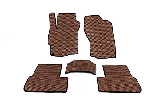 Mats (EVA, Brown) for Mitsubishi Lancer X 2008↗ - Reelken Auto